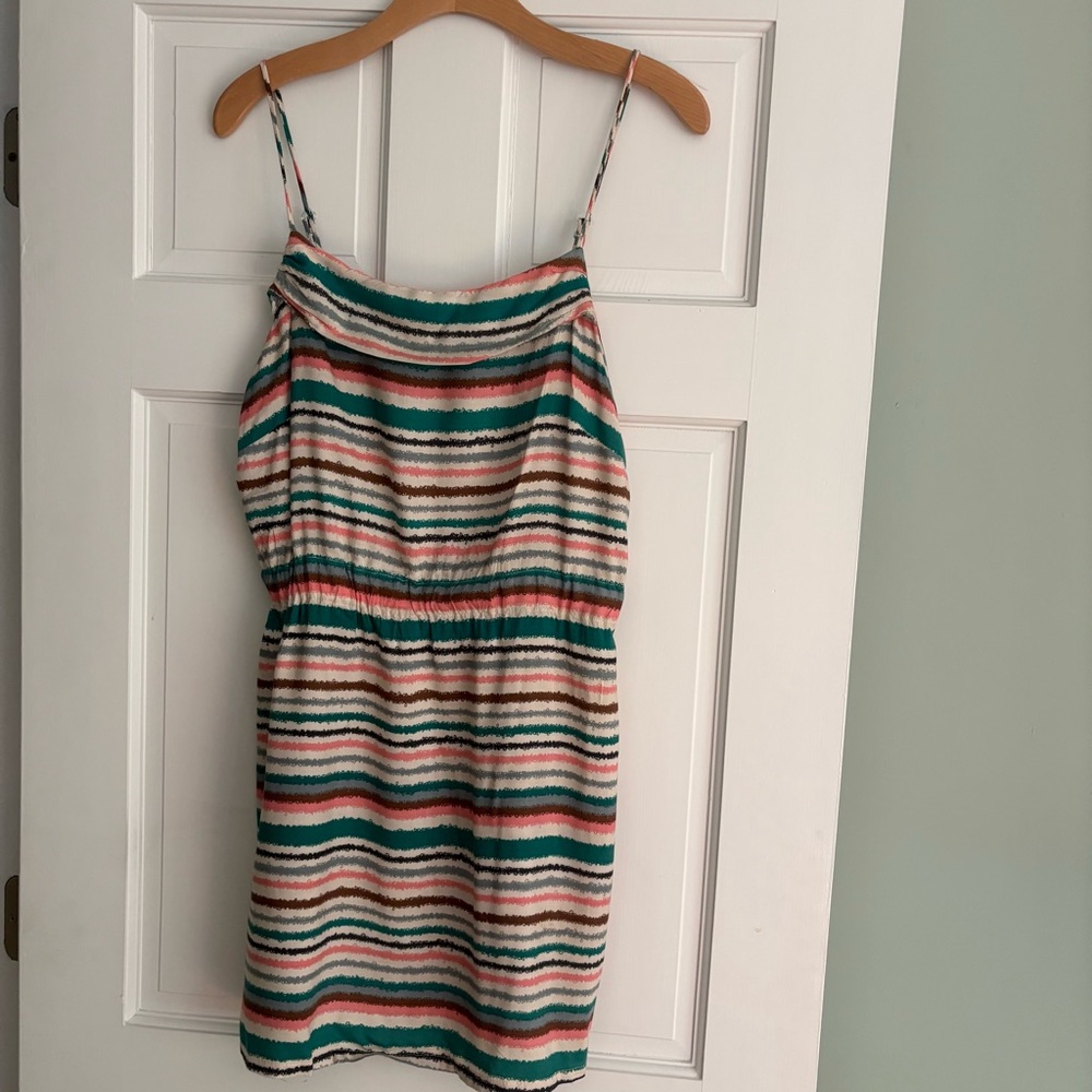Forever 21 Spaghetti Strap Striped Dress